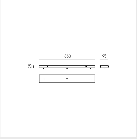 GEALUCE Rosone rettangolare 3 fori metallo bianco-nero-oro ALICE B R/3 GEALUCE Rosone rettangolare 3 fori metallo bianco-nero-oro ALICE B R/3